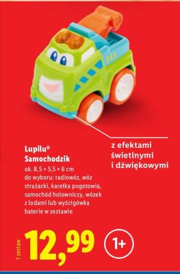 Samochodzik z efektami świetlnymi i dźwiękowymi promocja w Lidl