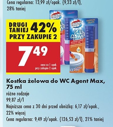 Point block owoce tropikalne Agent max promocja w Biedronka