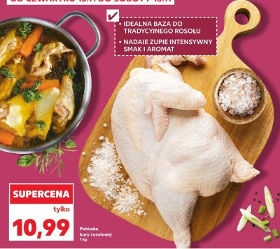 Kurczak połówka kury rosołowej promocja w Kaufland