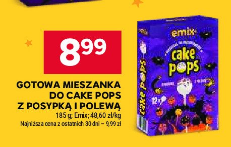 Cake pops Emix promocja