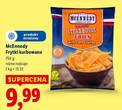 Frytki karbowane  promocja w Lidl