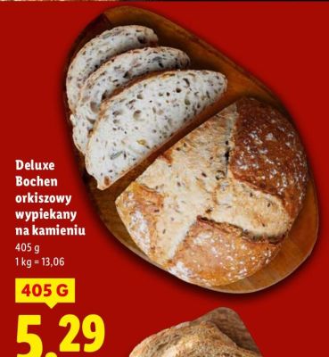 Chleb Bochen orkiszowy wypiekany na kamieniu promocja w Lidl