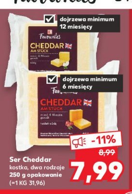 Ser cheddar K-classic favourites promocja