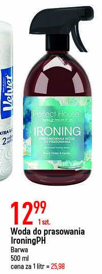 Woda do prasowania PERFECT HOUSE IRONING promocja