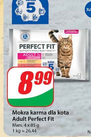 Karma dla kota adult 1+ Perfect fit promocja w Dino