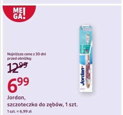 Szczoteczka do zębów Jordan, 1 szt. promocja w Rossmann