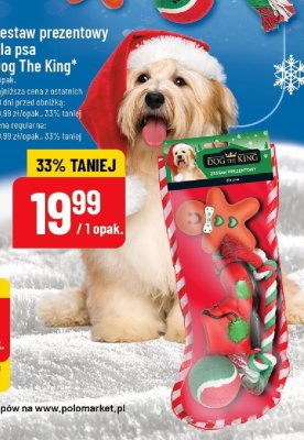 Zestaw prezentowy dla psa Dog The King promocja w POLOmarket