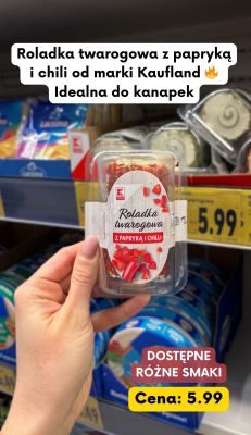 Roladka twarogowa z papryką i chili promocja w Kaufland