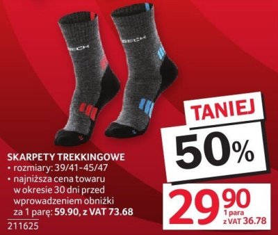 Skarpety trekkingowe promocja w Selgros