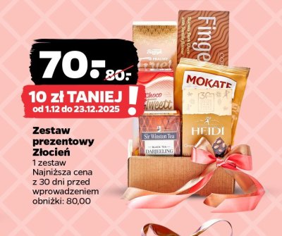 Zestaw prezentowy Złocień promocja w Netto