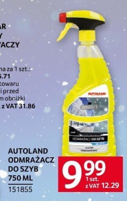 Odmrażacz do szyb 750 ml Autoland promocja w Selgros