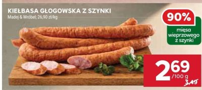Kiełbasa Głogowska z szynki promocja w Stokrotka