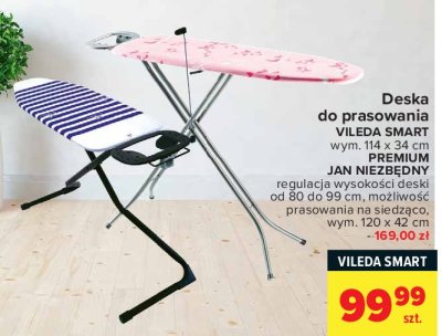 Deska do prasowania smart 114 x 34 cm Vileda promocja
