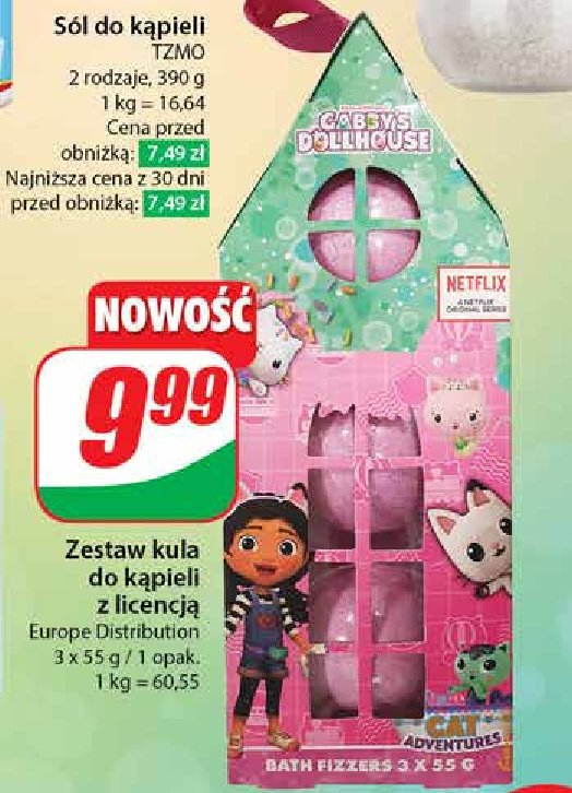 Kule do kąpieli koci domek gabi promocja