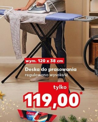 Deska do prasowania regulowana wysokość promocja w Kaufland