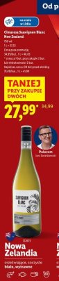 Wino Cimarosa Sauvignon Blanc New Zealand promocja w Lidl