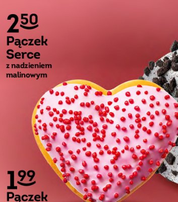 P膮czek serce z nadzieniem malinowym promocja
