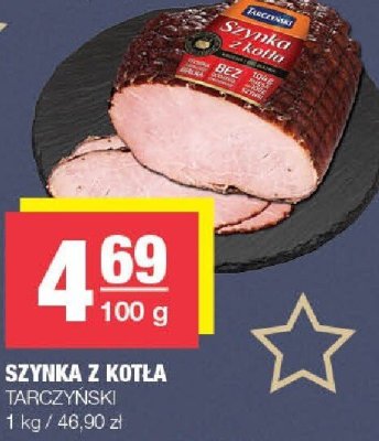 Szynka z kotła Tarczyński promocja w SPAR