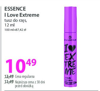 Tusz do rzęs Essence i love extreme promocja w Hebe