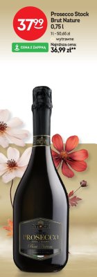 Prosecco Stock Brut Nature 0,75 l promocja w Żabka