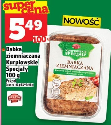 Babka ziemniaczana Kurowski Specjały 100 g promocja w TOPAZ