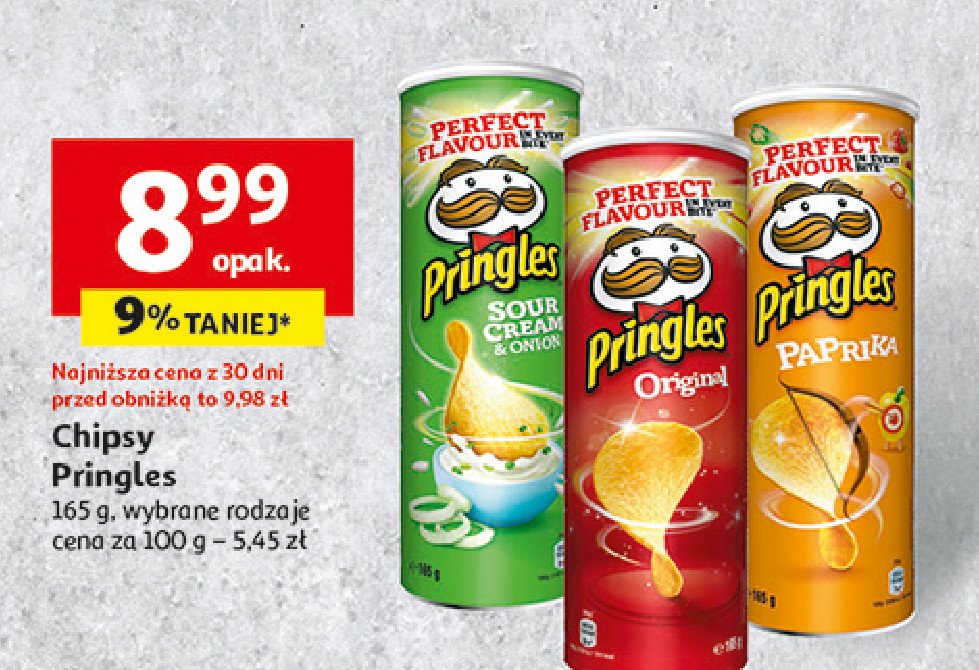 Chipsy śmietana-cebula Pringles promocja