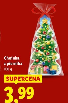 Choinka z piernika promocja w Lidl