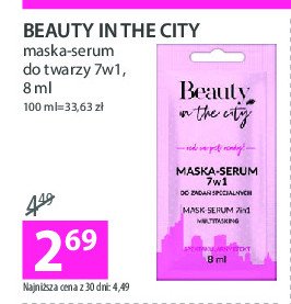 Maska-serum do twarzy 7w1 Beauty in the city promocja
