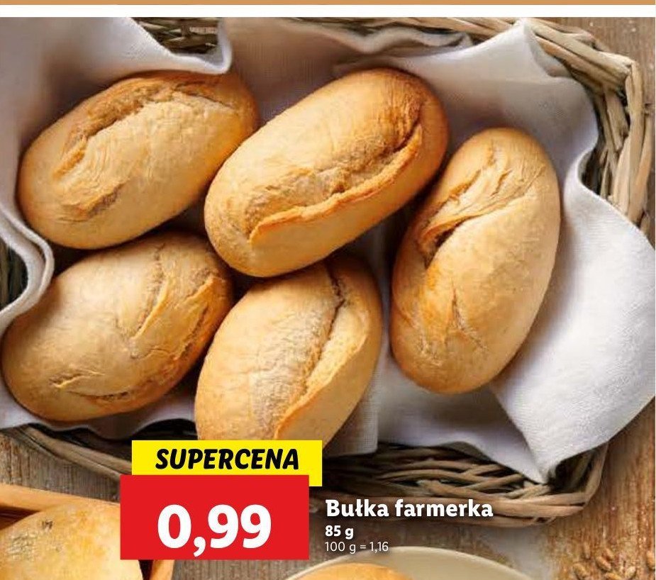 Bułka farmerska PIEKARNIA W SERCU LIDLA promocja