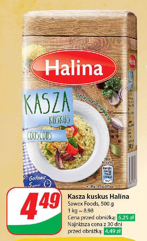 Kasza kuskus Halina promocja