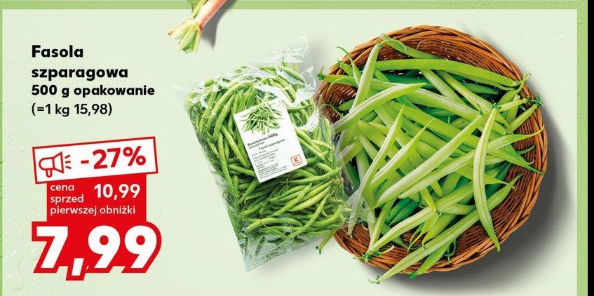 Fasolka szparagowa zielona promocja