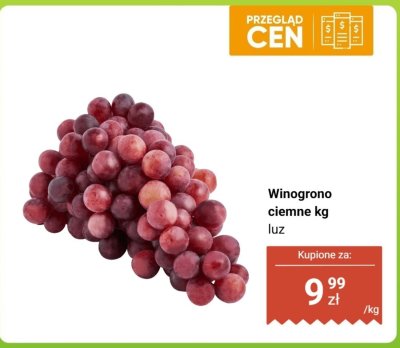 Winogrono ciemne luz promocja w Dino