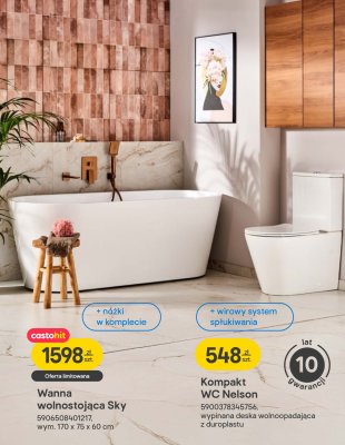 Kompakt WC Nelson promocja w Castorama