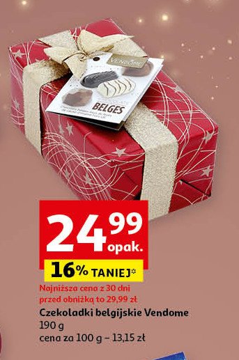 Czekoladki belgijskie Vendome promocja w Auchan