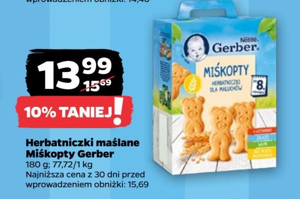 Herbatniczki miśkopty Gerber junior promocja