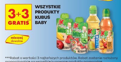 Produkty Kubuś Baby promocja w Biedronka