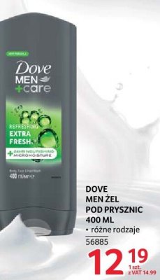 Żel pod prysznic Dove Men+Care 400 ml promocja w Selgros