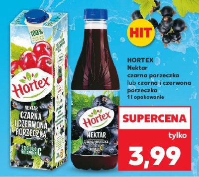 Nektar czarna i czerwona porzeczka Hortex promocja