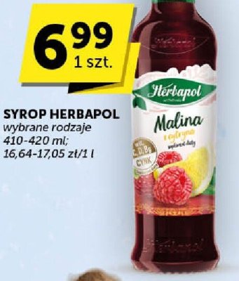 Syrop HERBAPOL Malina promocja w Groszek