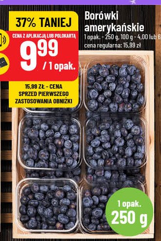 Borówki amerykańskie promocja w POLOmarket