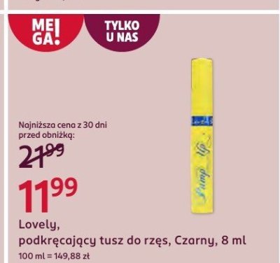 Podkręcający tusz do rzęs czarny promocja w Rossmann