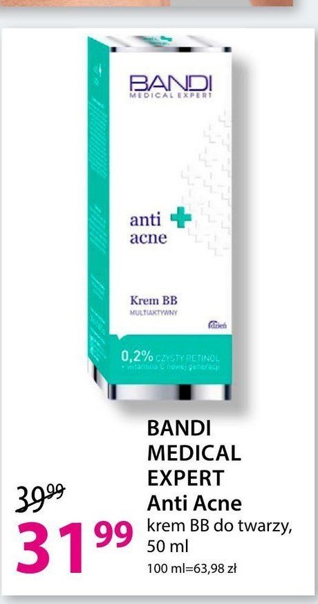 Krem bb do twarzy Bandi anti acne promocje