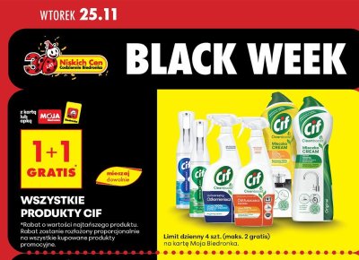 Środek czyszczący Cif różne rodzaje promocja w Biedronka