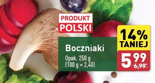 Boczniaki promocja