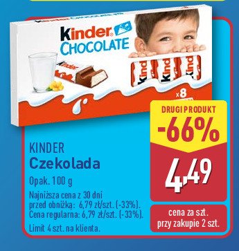 Czekoladki Kinder Chocolate promocja