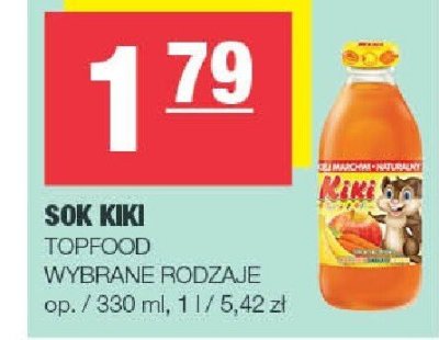 Sok kiki topfood wybrane rodzaje promocja w SPAR