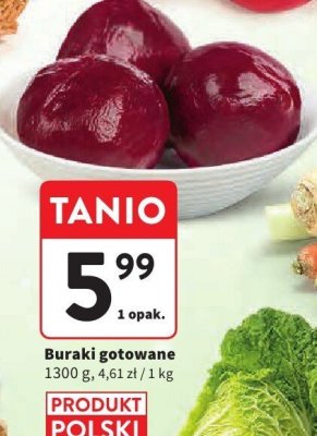 Buraki gotowane promocja w Intermarche