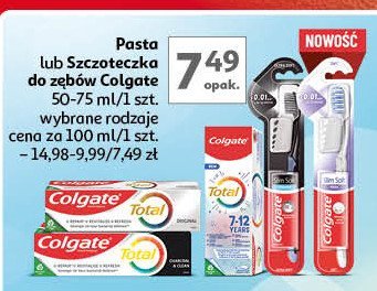Szczoteczka do zębów miekka Colgate slim soft promocja