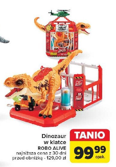 Figurka robo alive dino escape! Zuru promocja w Carrefour