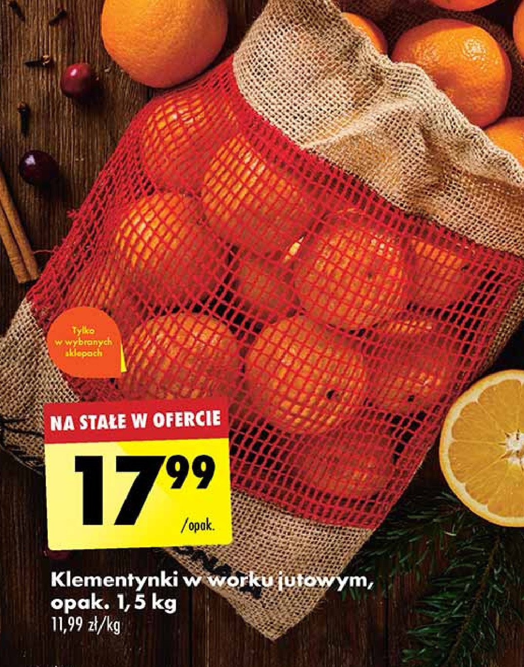 Klementynki juta promocja w Biedronka